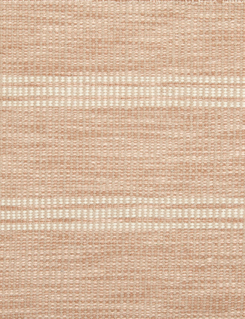Cheyenne Flatweave Wool Rug, Rose Swatch 5.5" x 6"
