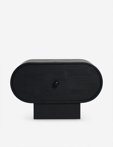 Open Box: Laughlin Nightstand, Black by Sarah Sherman Samuel