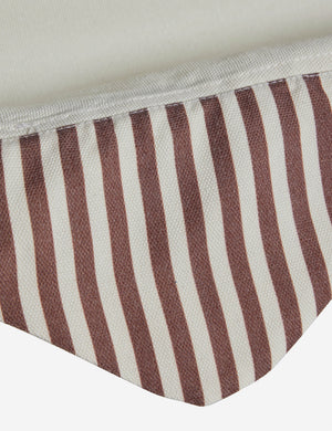 Close up of the stripe detailing of the Levata Striped Hammock by Sarah Sherman Samuel