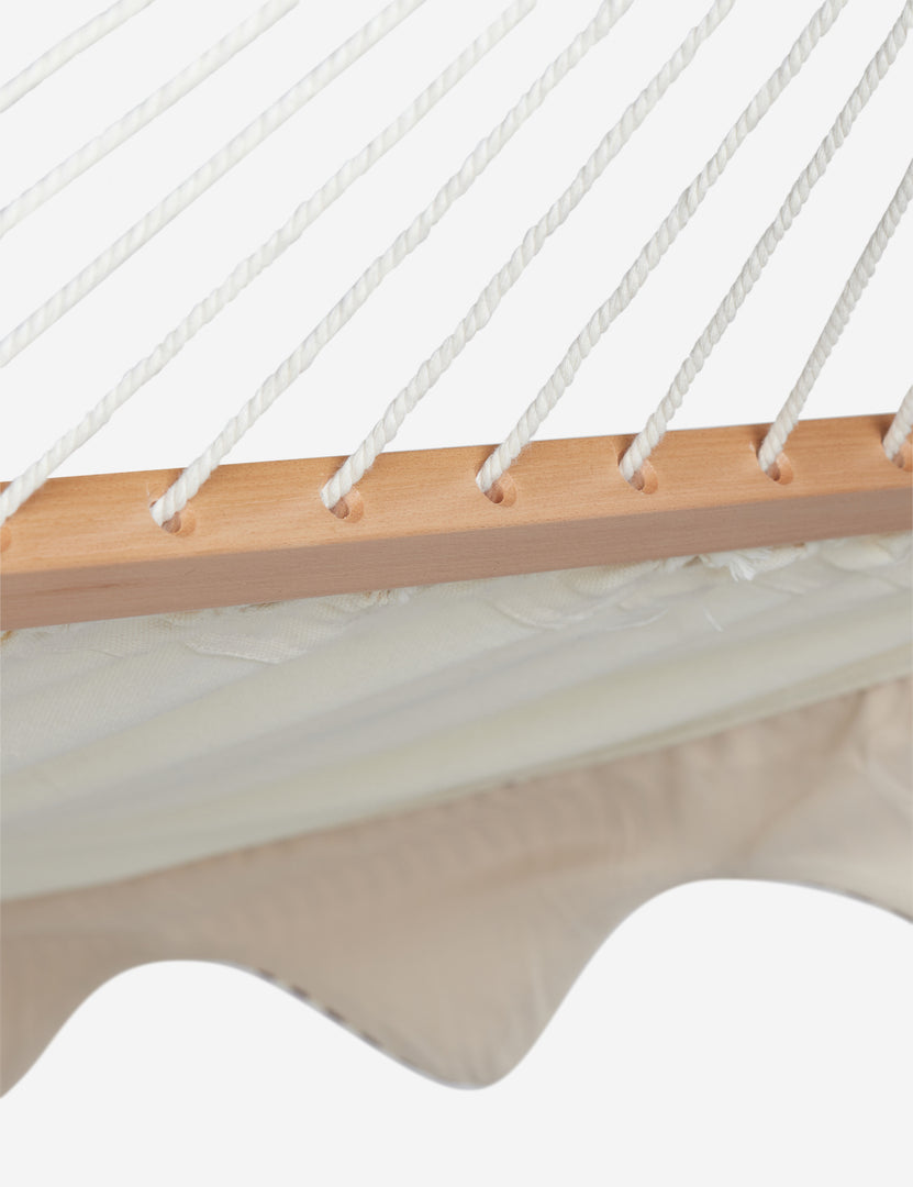 #color::cream | Close up of the Levata Striped Hammock by Sarah Sherman Samuel