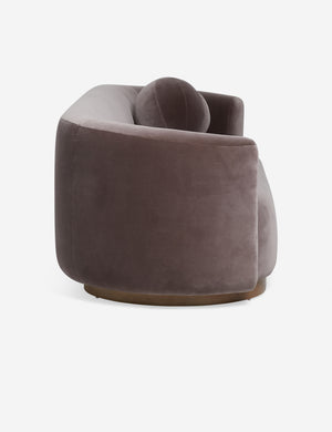 Open Box: Lowry Sofa, Mink Velvet