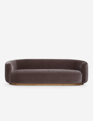 Open Box: Lowry Sofa, Mink Velvet