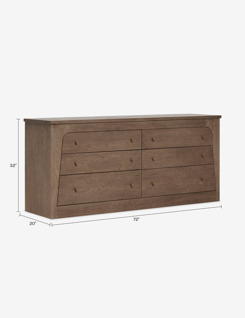 Roussay Dresser by DISC Interiors in Umber
