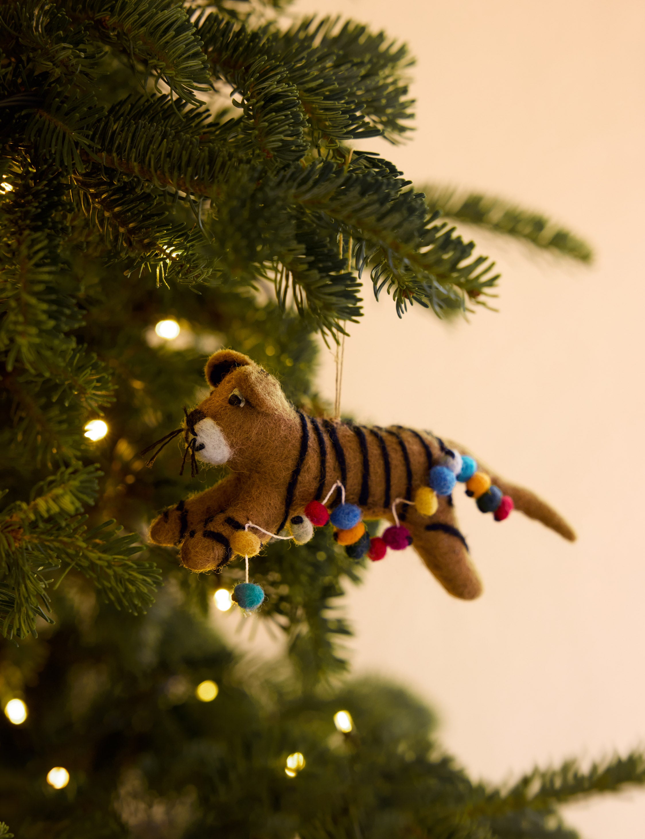 Sarah Sherman Samuel Felt Tiger Ornaments - Thumbnail 5