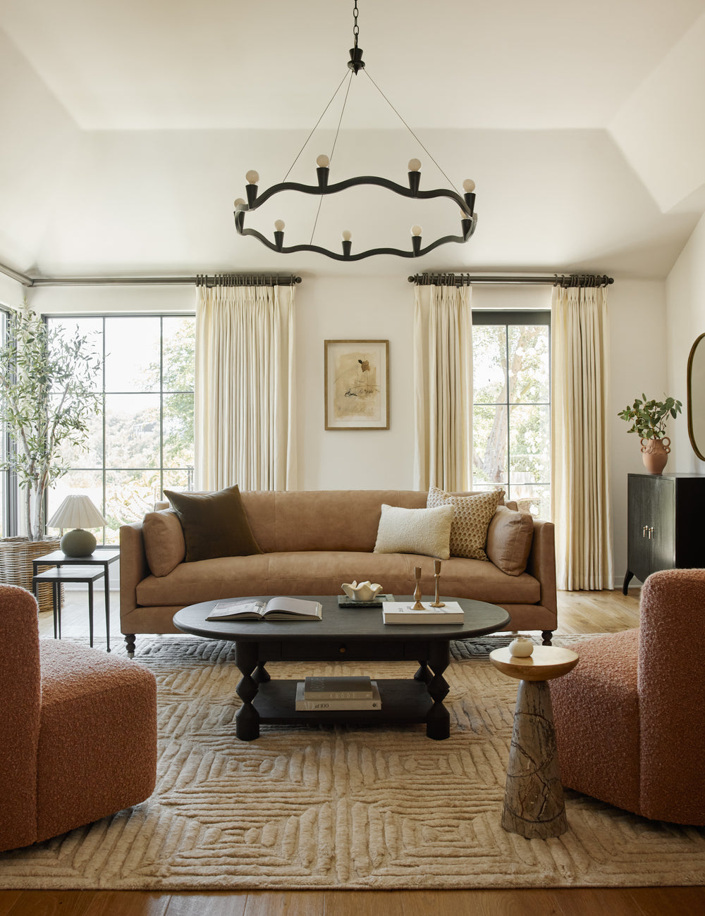 Topia Oval Coffee Table by Ginny Macdonald