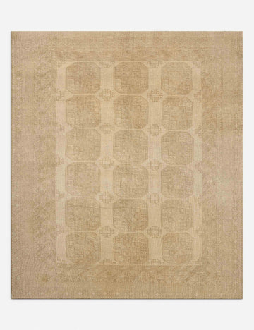 Vintage Turkish Hand-Knotted Wool Rug No. 608, 8'2" x 9'9"