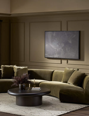 Saban 2-Piece Modern Curved Sectional