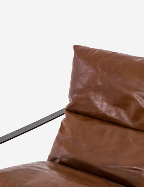 Marlyne Leather Accent Chair