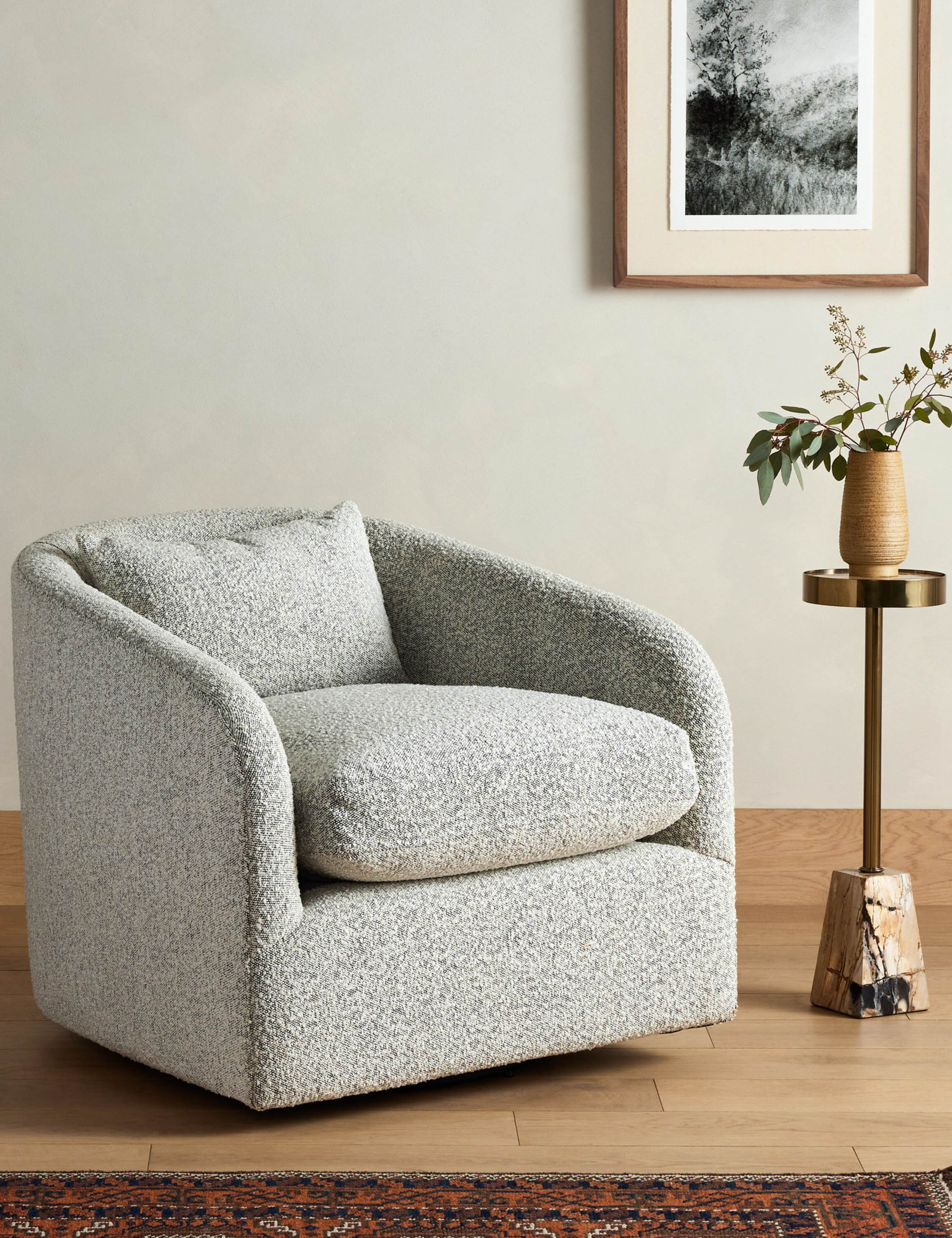 Lulu and Georgia Ren Swivel Chair - Thumbnail 2