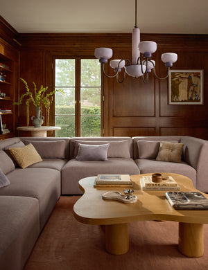 Koh Modular Corner : Caramel Vintage Velvet