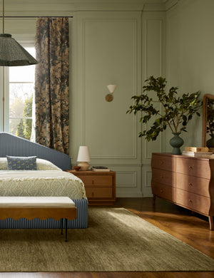 Open Box: Lasya 6-Drawer Dresser, Cool Brown