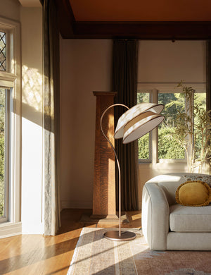 Open Box: Pittman Floor Lamp, Ivory and Toffee