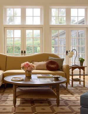 Open Box: Topia Round Side Table, Natural by Ginny Macdonald