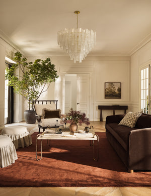 Open Box: Kimberly Square Coffee Table, Ivory Marble