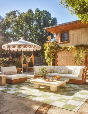 Noam Indoor / Outdoor Rug Swatch by Sarah Sherman Samuel, Mint