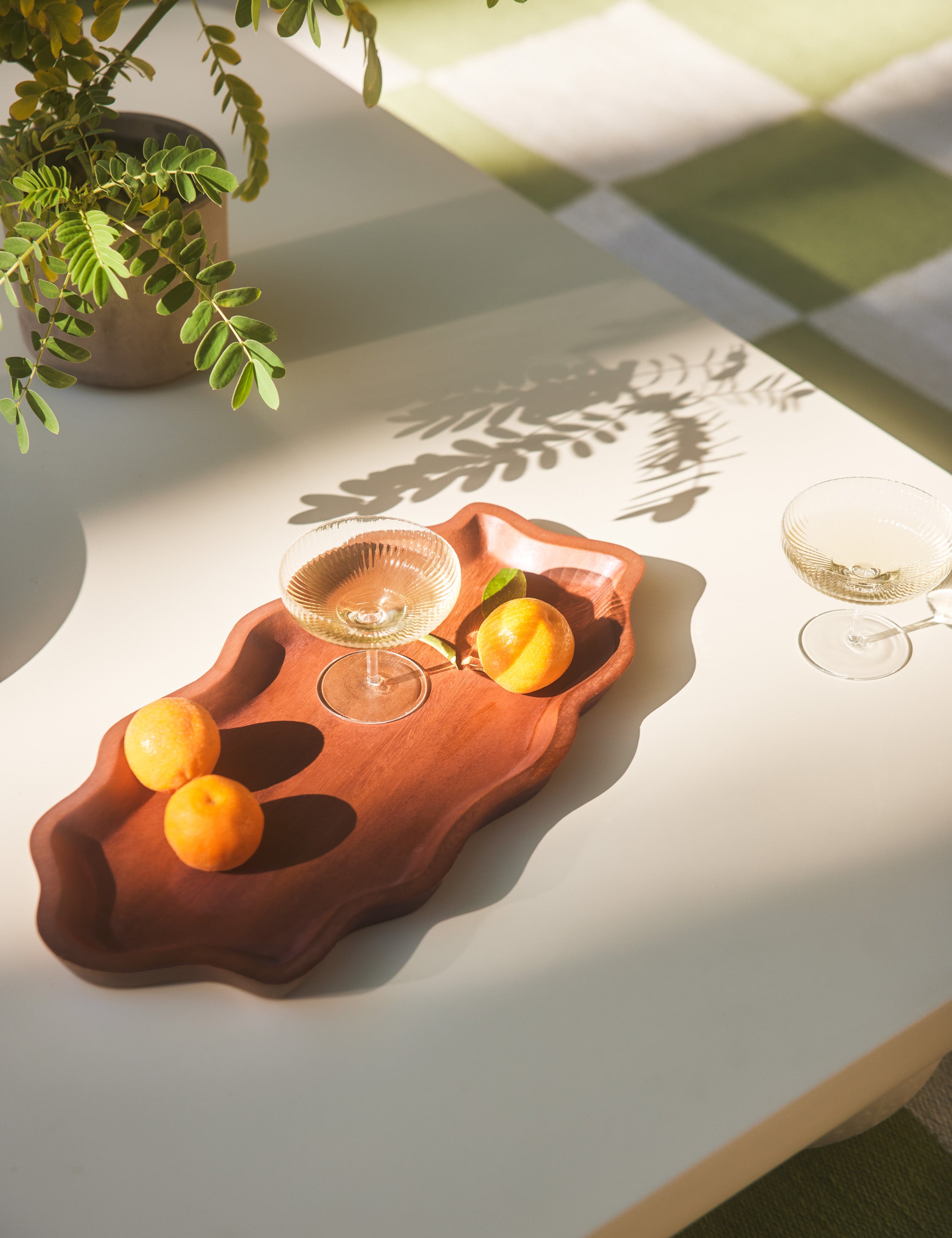 Sarah Sherman Samuel Ruffle Serving Tray - Thumbnail 3