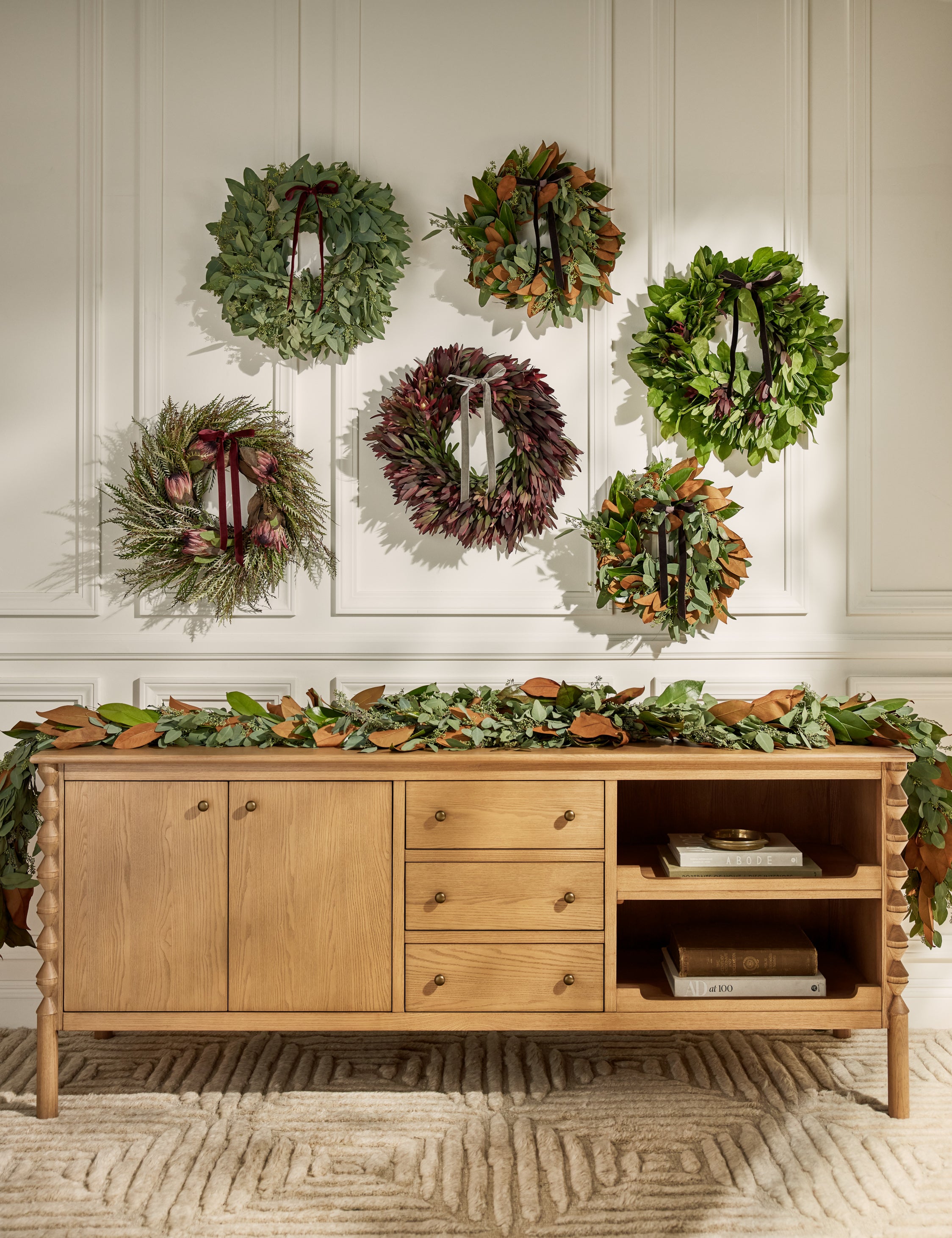 Lulu and Georgia Seeded Eucalyptus Wreath - Thumbnail 3