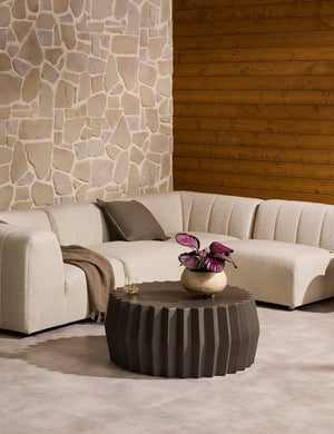 Phillipa Indoor / Outdoor Sectional Sofa : Gray