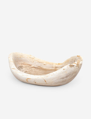 Noki Petrified Wood Bowl