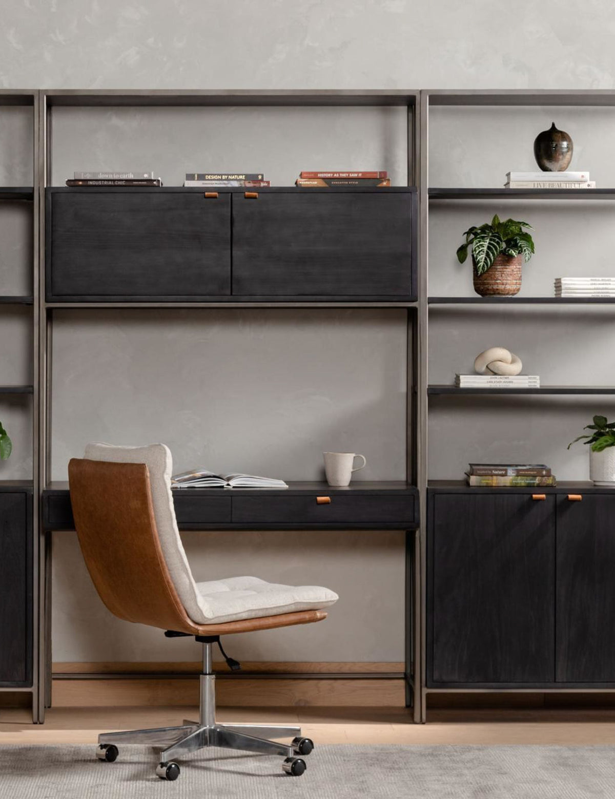 Rosamonde Modular Bookcase Desk