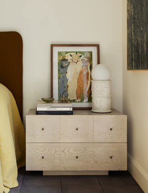 Open Box: Otelia Nightstand, Washed Oak by Sarah Sherman Samuel
