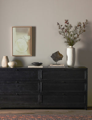 Carly 6-Drawer Dresser : Black