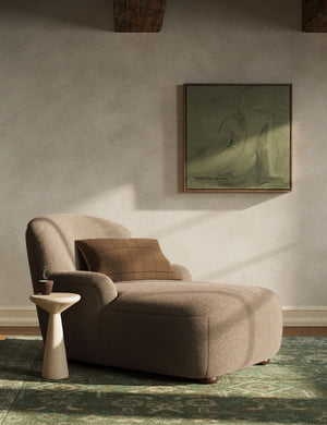 Preston Chaise : Natural Sheepskin