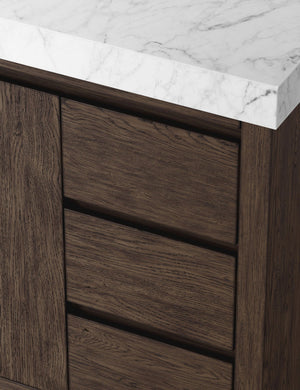 Open Box: Catalan Bath Vanity, Espresso Oak 55