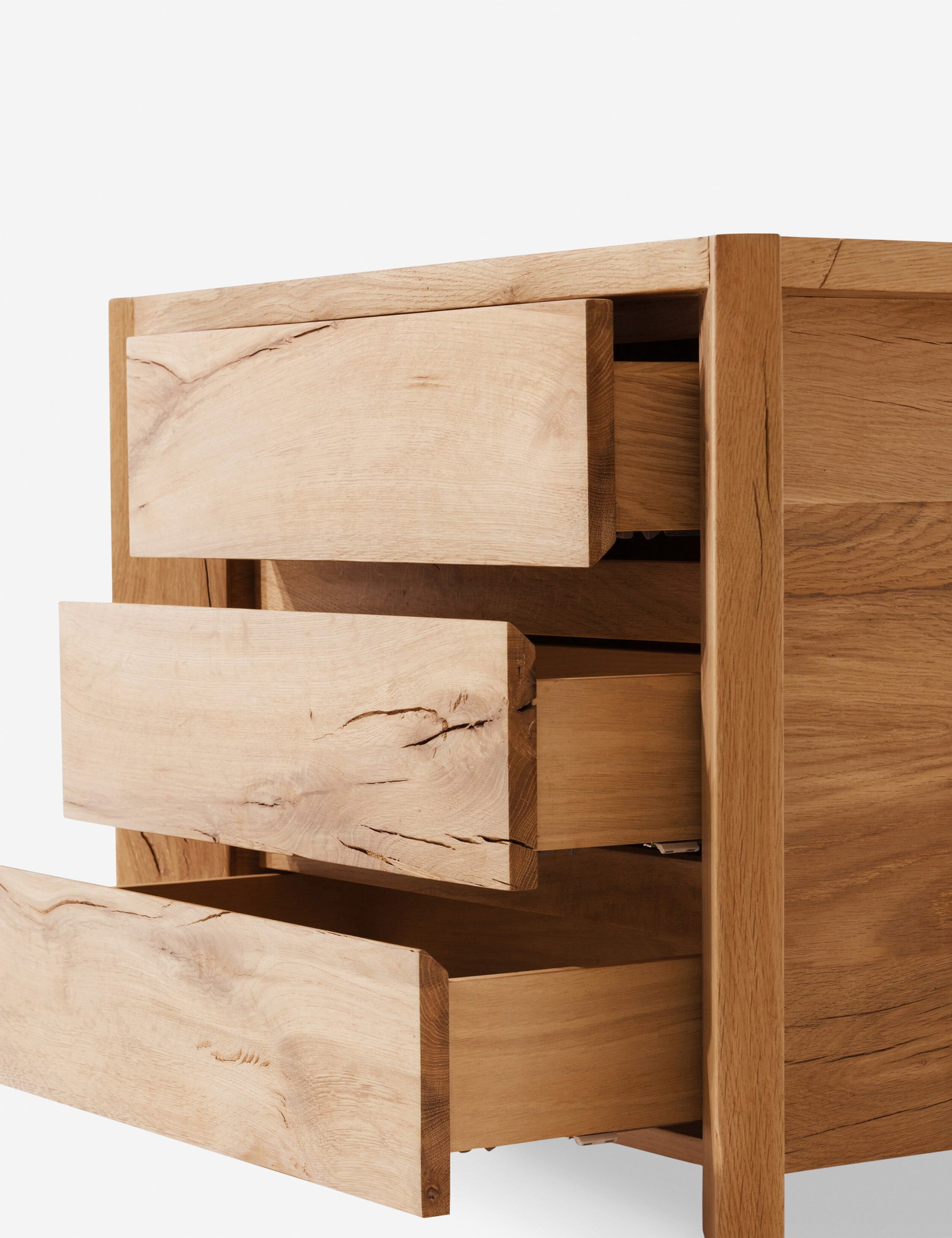 LANDGATHOME Doden Nightstand - Thumbnail 3