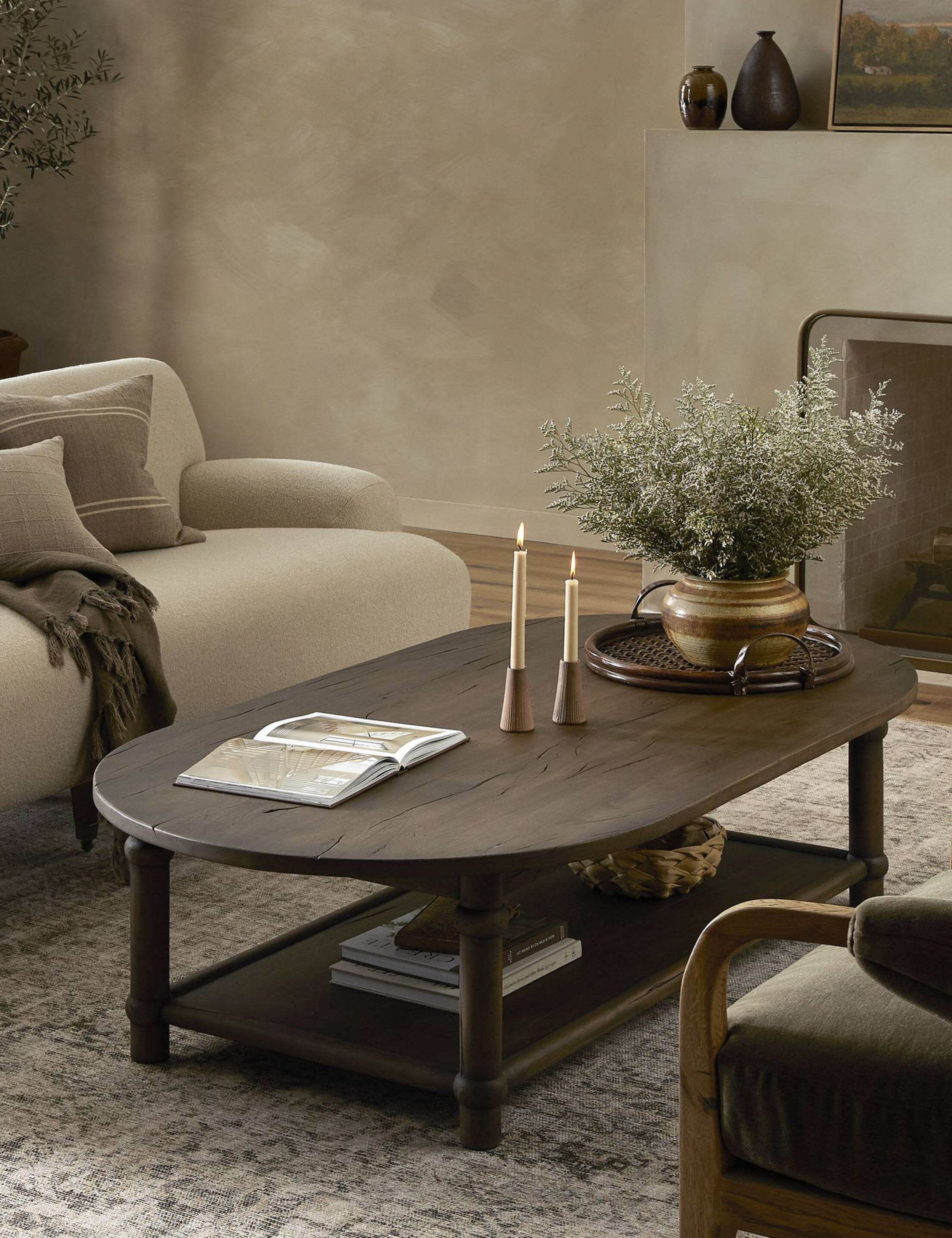 Charnes Oval Coffee Table