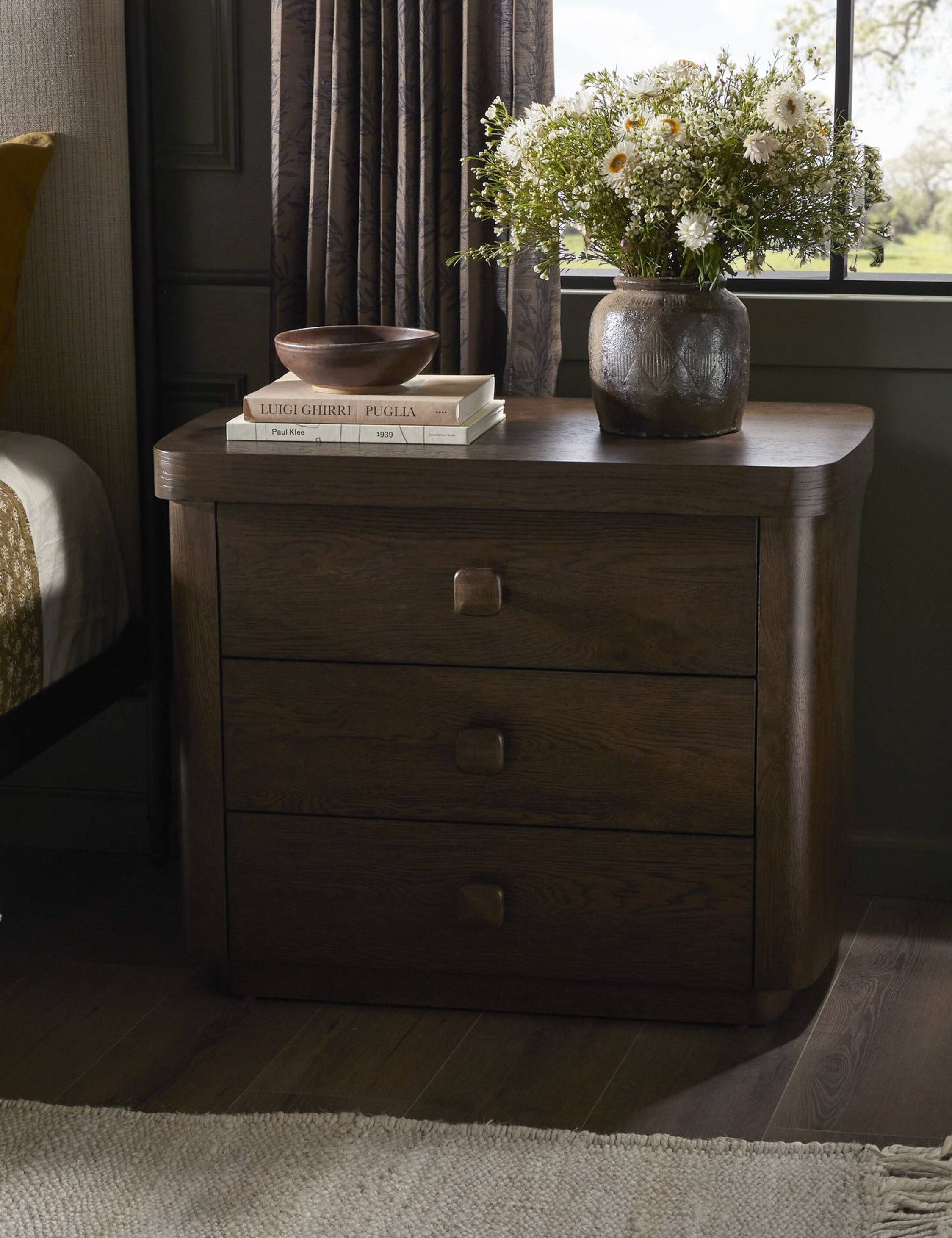 LANDGATHOME Rosaldo Nightstand - Thumbnail 5