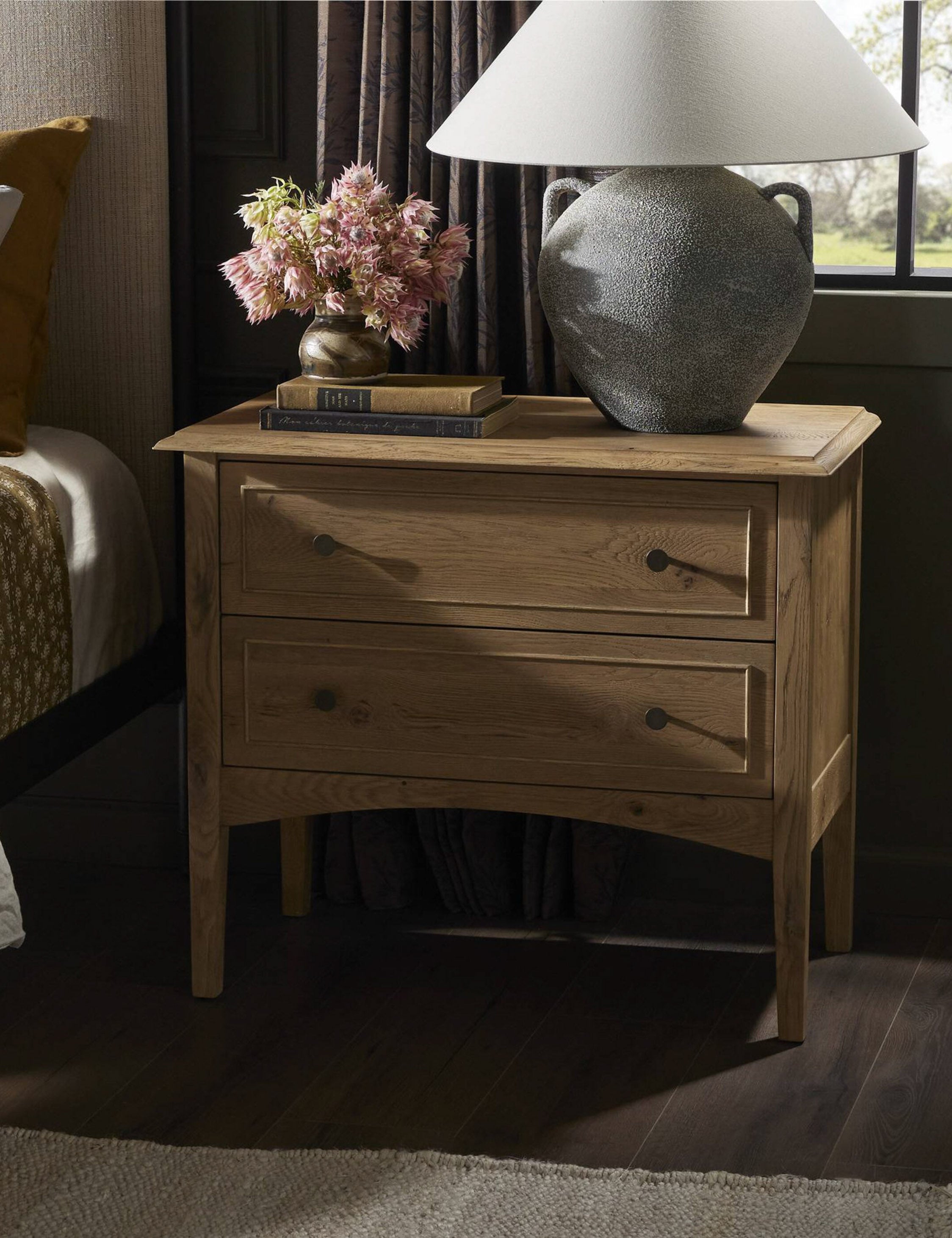 LANDGATHOME Archdale Nightstand - Thumbnail 3