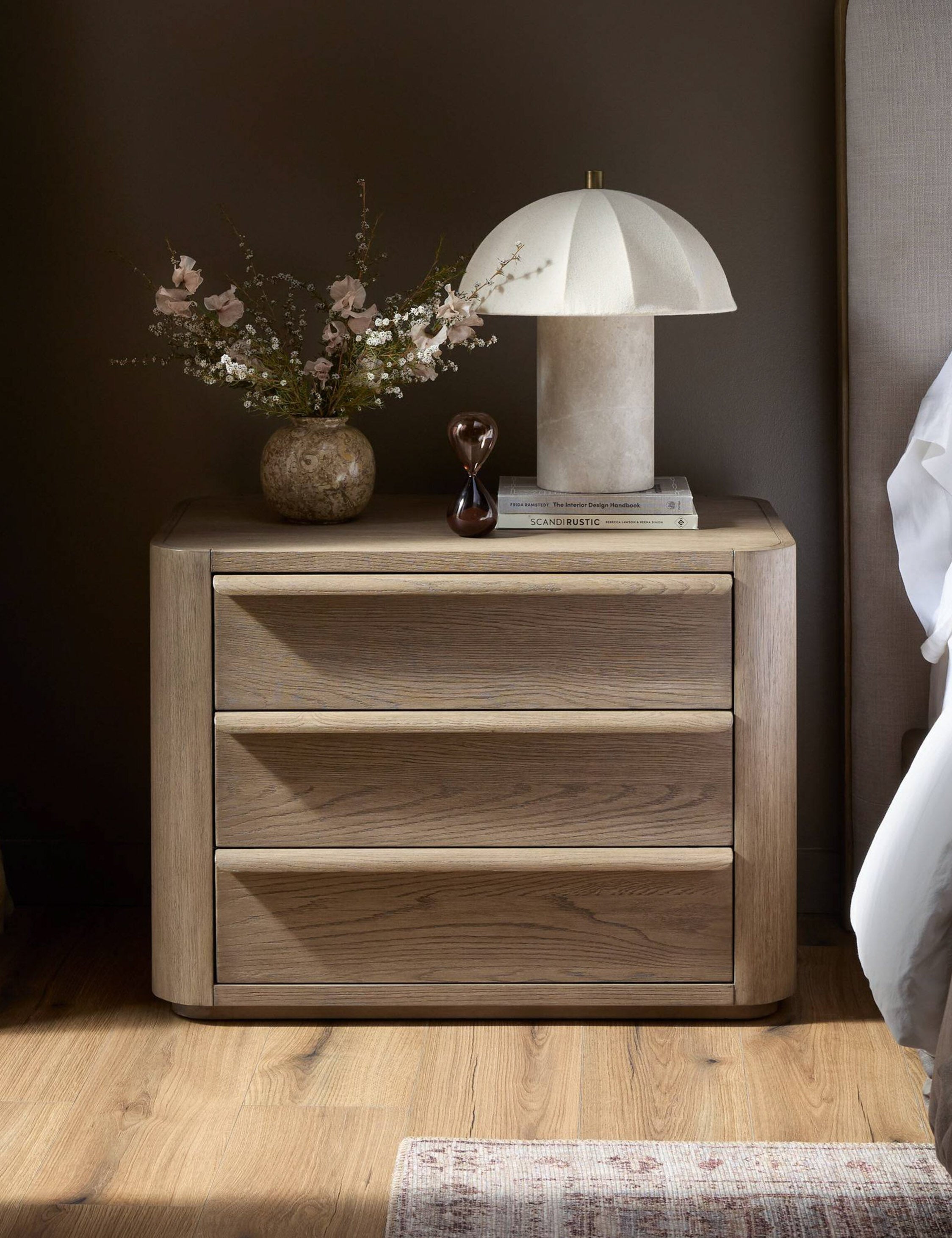 LANDGATHOME Silvano Nightstand - Thumbnail 4