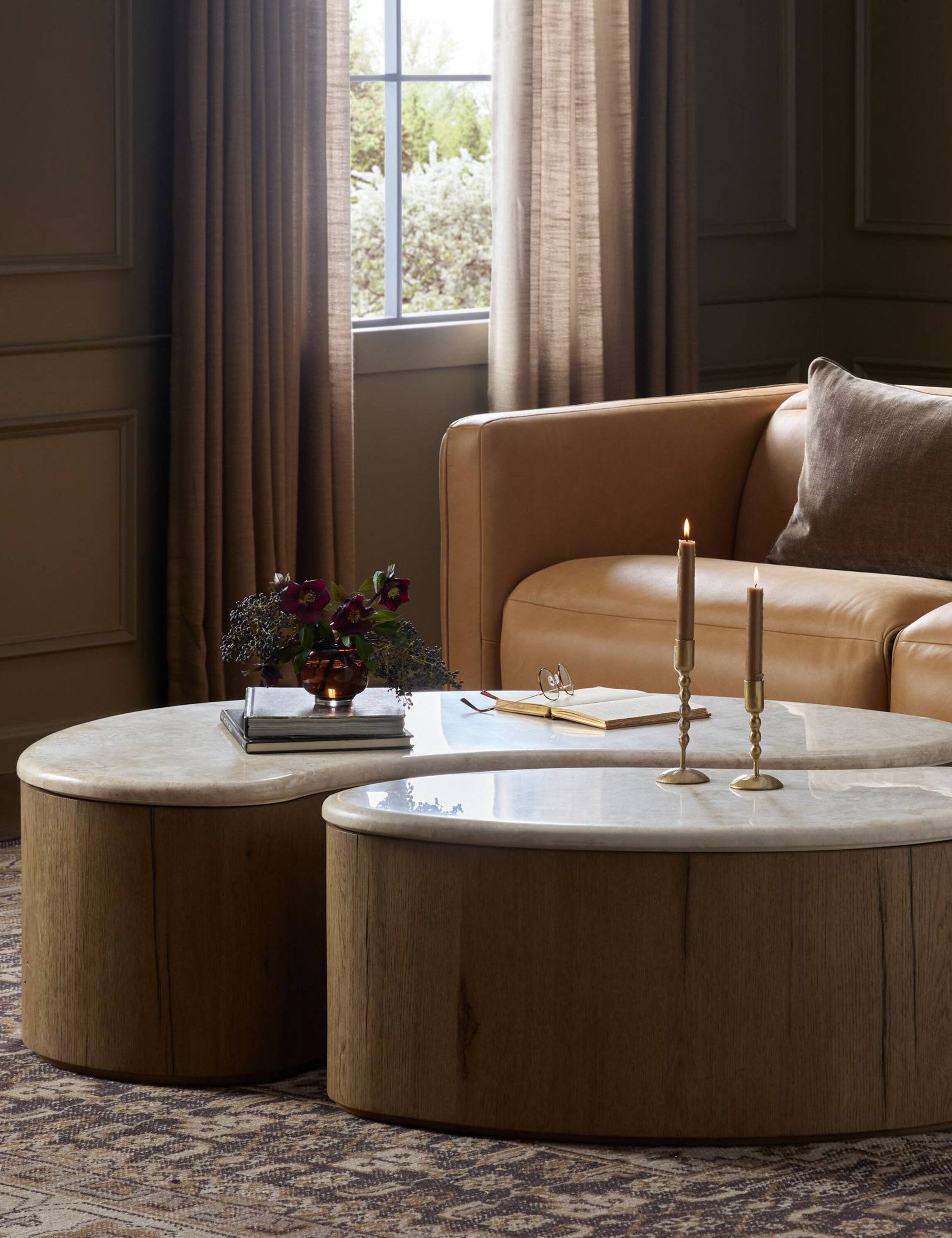 Lazaro Nesting Coffee Table (Set of 2) - Thumbnail 4