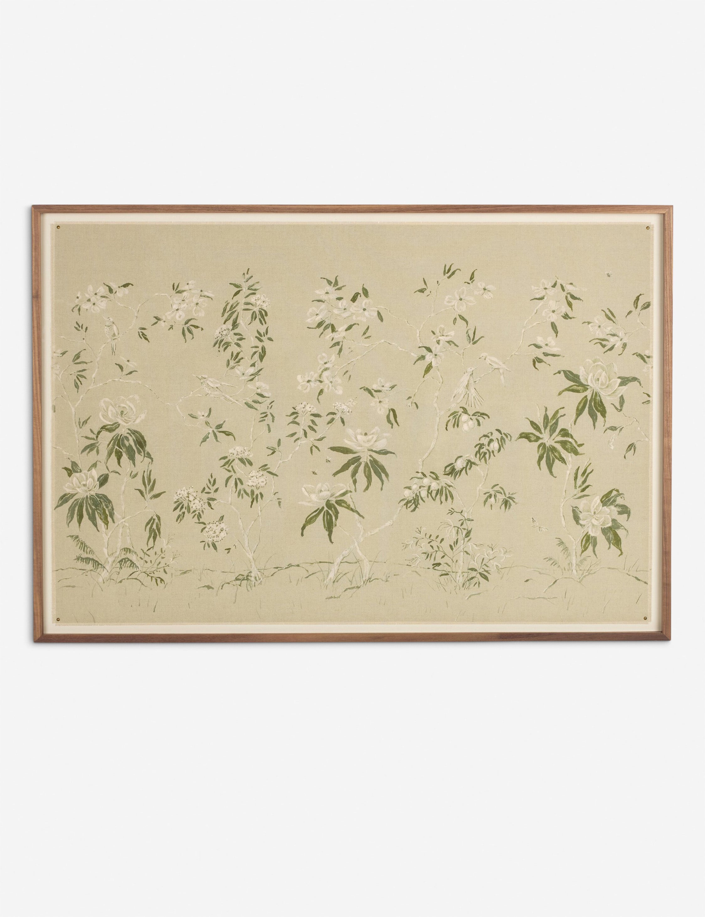 Linen Chinoiserie Wall Art - Thumbnail 2