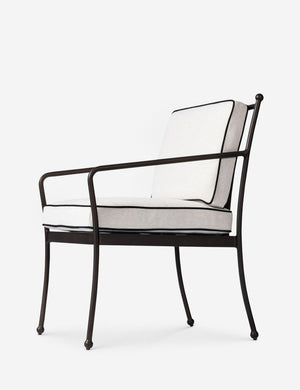 Open Box: Gracen Outdoor Dining Arm Chair, White