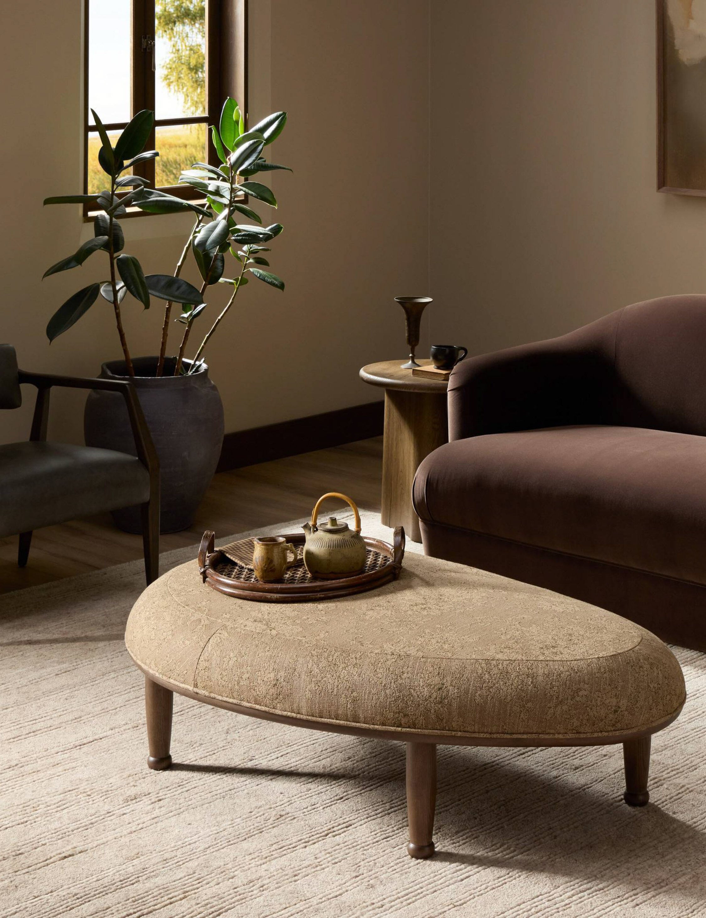 Amber Lewis x Four Hands Chovan Ottoman