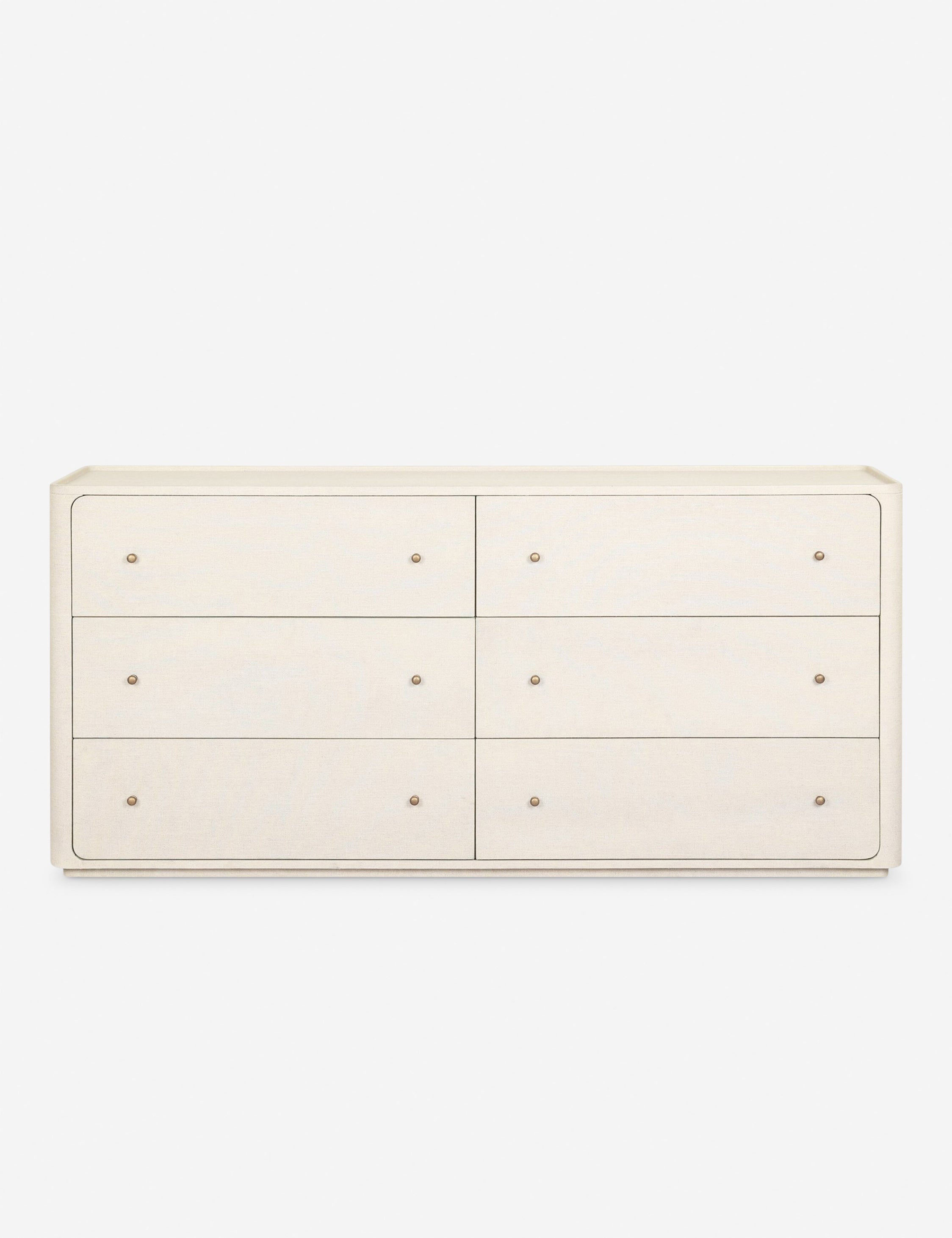 dresser beige color Butler Specialty Mayfair 6 Drawer Wood and Marble Dresser, Light Brown