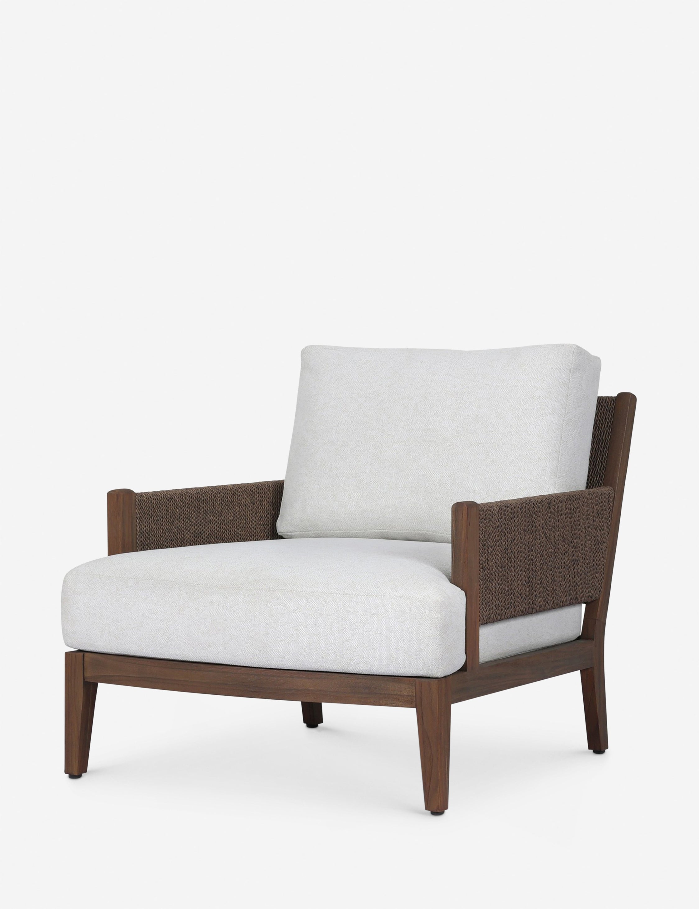 Amber Lewis x Four Hands Brewer Outdoor Accent Chair - Thumbnail 5