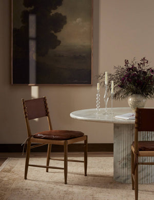 Open Box: Brielle Dining Chair, Mahogany by Amber Lewis x Four Hands