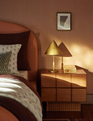 Open Box: Lee Nightstand, Russet by Sarah Sherman Samuel