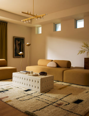 Staccato Hand-Knotted Wool Rug Swatch