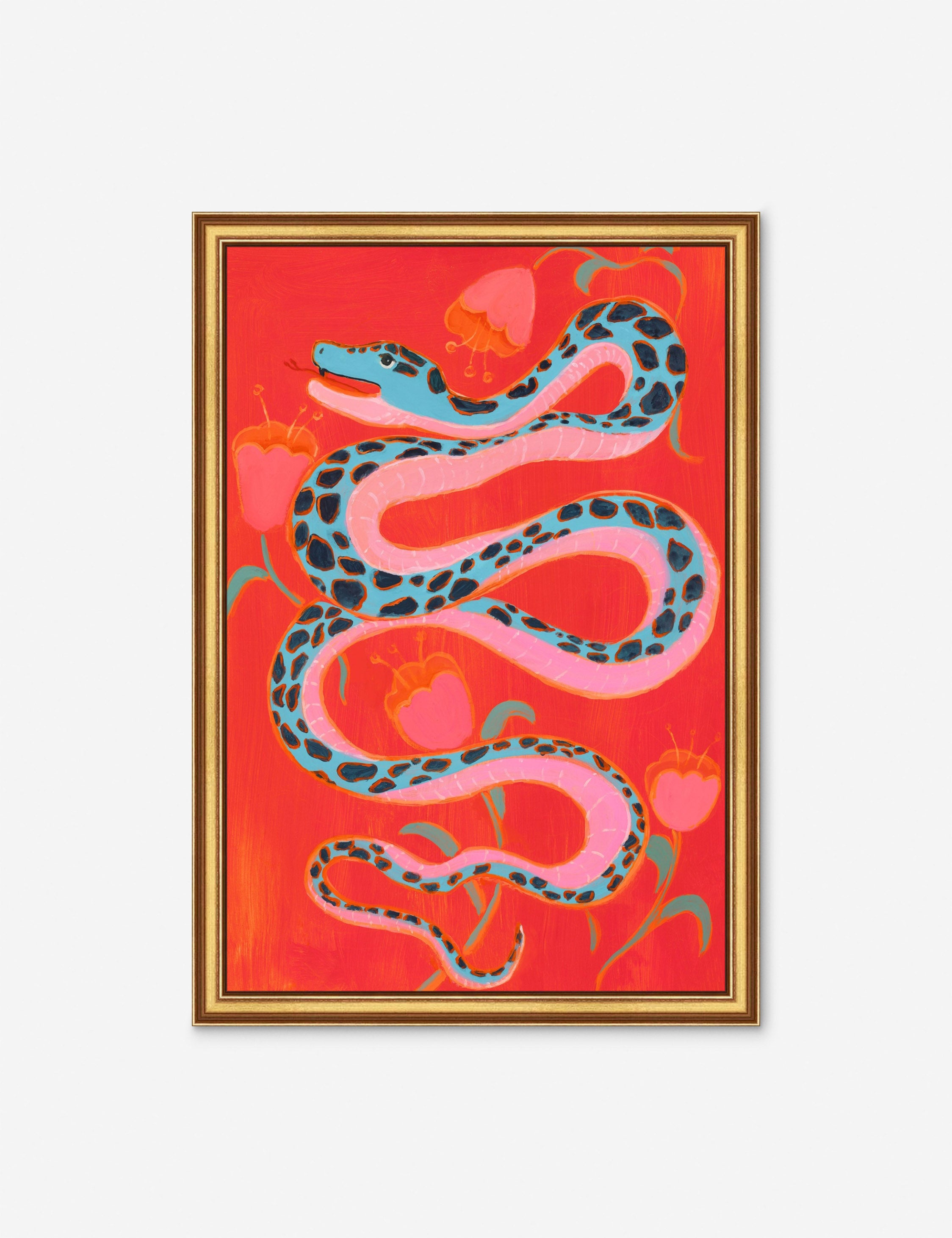 Happy is Happy Snake Wall Art