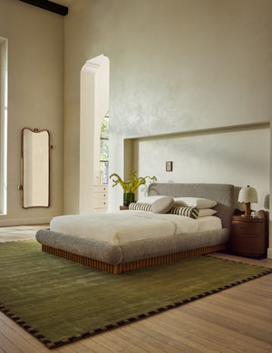 Open Box: Looped Wood Floor Mirror, Natural, 32