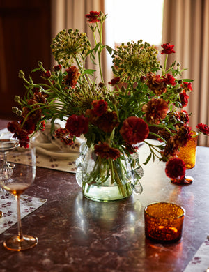 Oli Water Glass by Ferm Living : Green / Tall