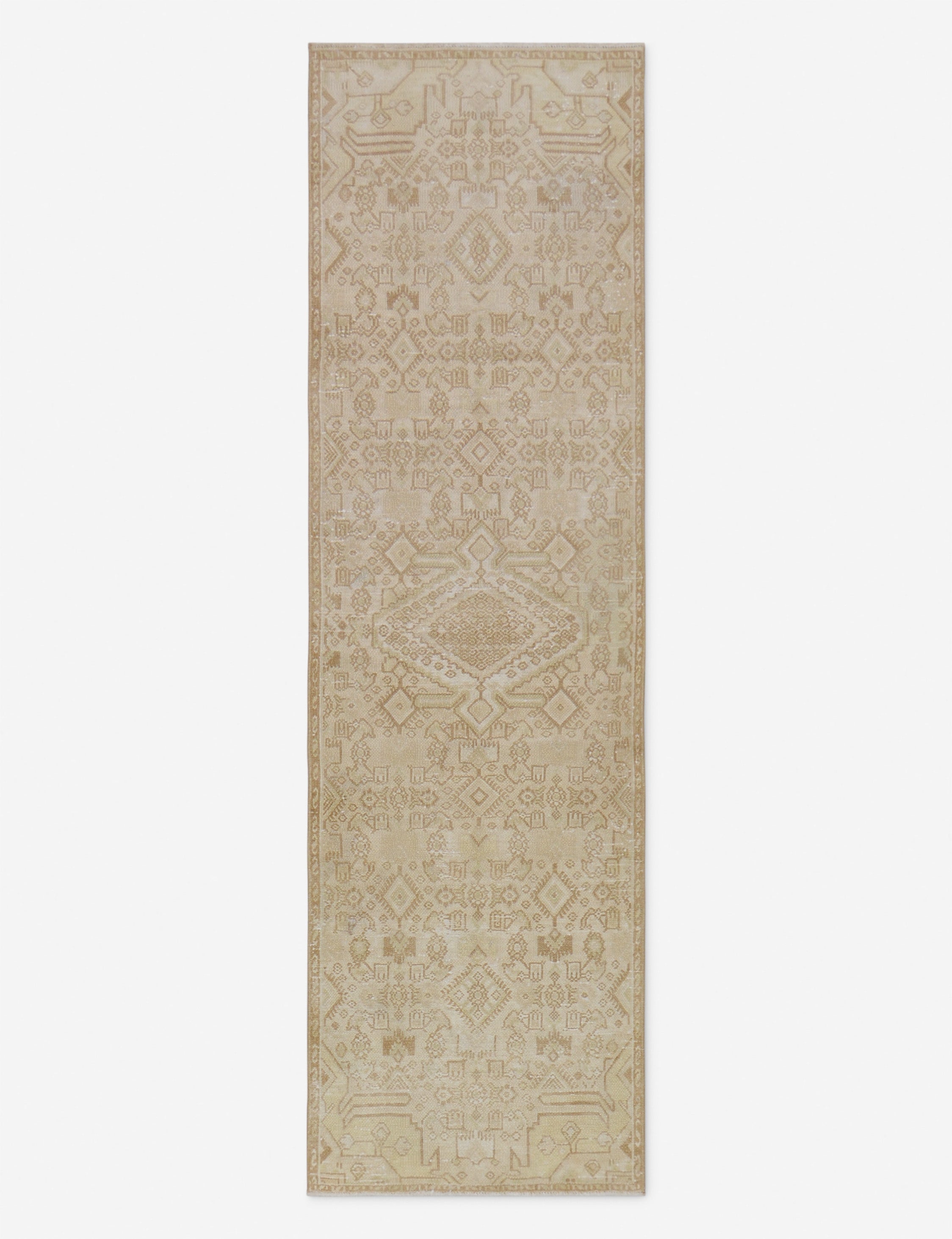 Vintage Turkish Hand-Knotted Wool Runner Rug No. 262, 2'8" x 8'10"