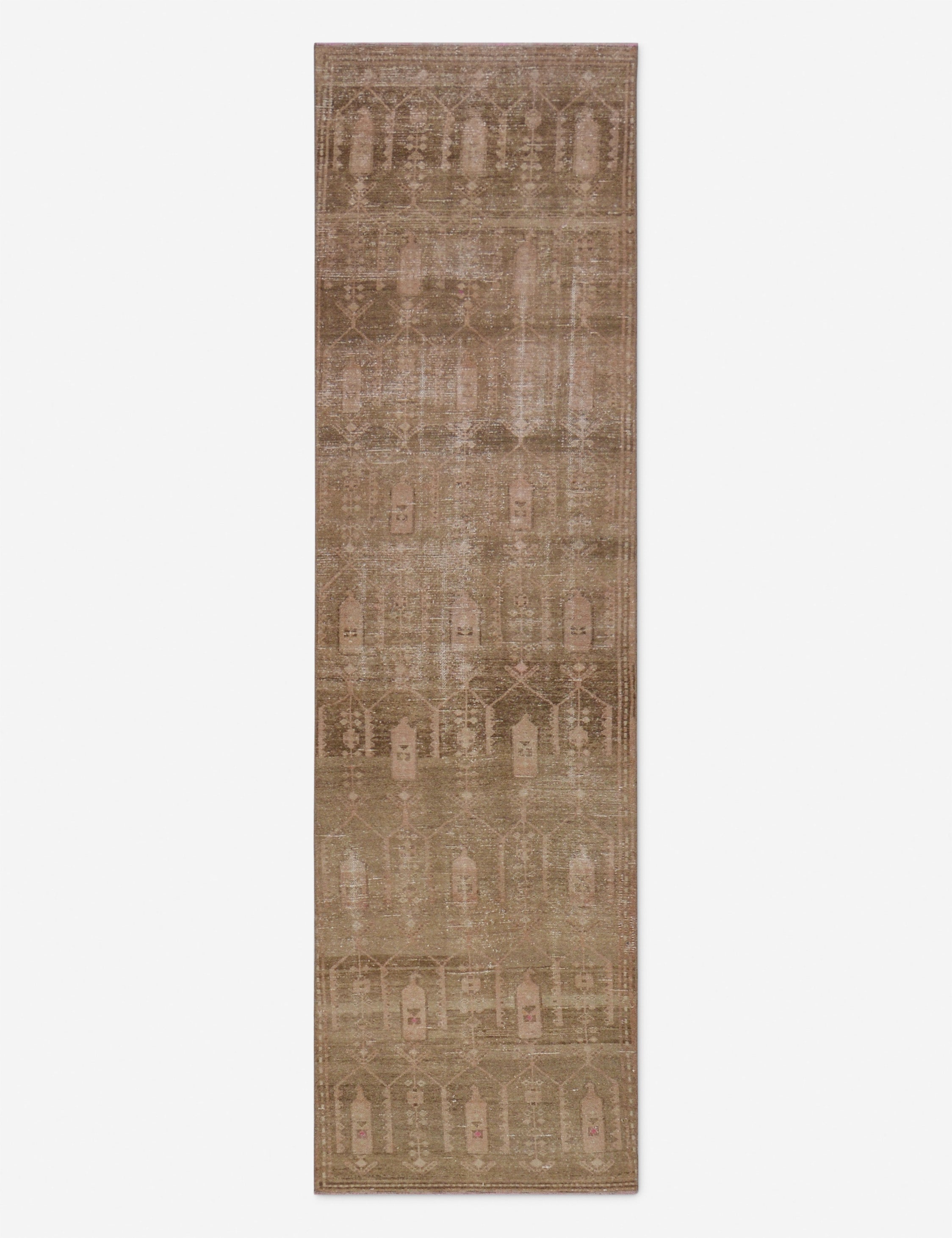 Vintage Turkish Hand-Knotted Wool Runner Rug No. 263, 2'8" x 9'3"