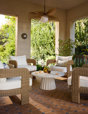 Hadler Outdoor Accent Chair : Oat Sunbrella Play