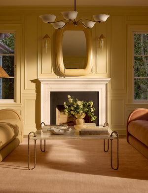 Open Box: Kimberly Square Coffee Table, Ivory Marble