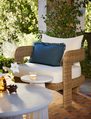 Bosmont Indoor / Outdoor Pillow : Cobalt / Square / Polyester